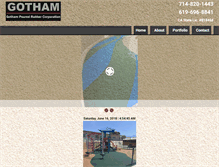 Tablet Screenshot of gothamsurfacing.com